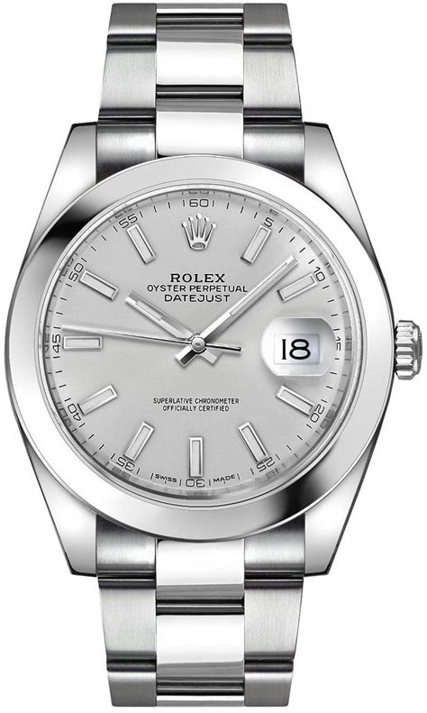 rolex zilver|Rolex datejust 41 price.